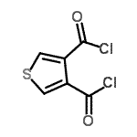 CAS 登录号：33527-26-3， 3,4-噻吩二甲酰氯