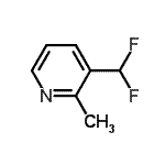 CAS 登录号：335428-90-5， 3-(二氟甲基)-2-甲基吡啶