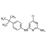 CAS 登录号：335444-26-3， 6-氯-N<sup>4</sup>-[4-(2-甲基-2-丙基)苯基]-2,4-嘧啶二胺