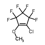 CAS 登录号：336-34-5， 1-氯-3,3,4,4,5,5-六氟-2-甲氧基环戊烯
