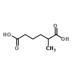 CAS 登录号：33659-32-4， 2-甲基己二酸