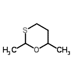 CAS 登录号：33709-58-9， 2,6-二甲基-1,3-氧硫杂环已烷