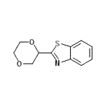 CAS 登录号：33787-78-9， 2-(1,4-二恶烷-2-基)-1,3-苯并噻唑