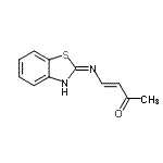 CAS 登录号：33841-47-3， (3E)-4-[(E)-1,3-苯并噻唑-2(3H)-亚基氨基]-3-丁烯-2-酮