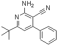 CAS#: 338793-72-9, 2-Amino-6-(2-Methyl-2-Propanyl)-4-Phenylnicotinonitrile