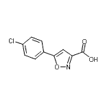 CAS 登录号：338982-11-9， 5-(4-氯苯基)-1,2-恶唑-3-羧酸