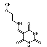 CAS 登录号：338986-56-4， 5-{[(2-甲氧基乙基)氨基]亚甲基}-2,4,6(1H,3H,5H)-嘧啶三酮