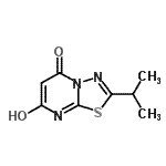CAS 登录号：339012-62-3， 7-羟基-2-异丙基-5H-[1,3,4]噻二唑并[3,2-a]嘧啶-5-酮