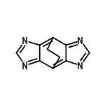 CAS 登录号：339086-56-5， 3,5,9,11-四氮杂四环[5.5.2.0<sup>2,6</sup>.0<sup>8,12</sup>]十四碳-1,3,5,7,9,11-己烯