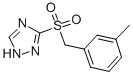CAS#: 339105-87-2, 3-[(3-Methylbenzyl)Sulfonyl]-1H-1,2,4-Triazole