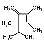 CAS 登录号：33923-78-3， 3-异丙基-1,2,3-三甲基-4-亚甲基环丁烯