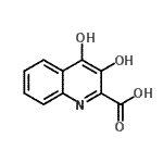CAS 登录号：33925-79-0， 3,4-二羟基-2-喹啉羧酸