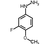 CAS 登录号：339264-51-6， (3-氟-4-甲氧基苯基)肼