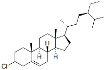 CAS 登录号：33999-15-4， (3S,8S,9S,10R,13R,14S,17R)-3-氯-17-[(2R,5R)-5-乙基-6-甲基庚烷-2-基]-10,13-二甲基-2,3,4,7,8,9,11,12,14,15,16,17-十二氢-1H-环戊二烯并[a]菲