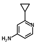 CAS 登录号：340006-71-5， 2-环丙基-4-吡啶胺
