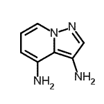 CAS 登录号：340961-88-8， 吡唑并[1,5-a]吡啶-3,4-二胺