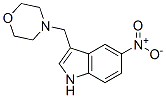 CAS 登录号：3414-70-8， 3-(吗啉-4-基甲基)-5-硝基-1H-吲哚