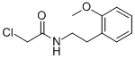 CAS 登录号：34162-11-3， 2-氯-N-[2-(2-甲氧基苯基)乙基]乙酰胺
