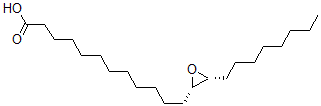 CAS 登录号：3420-36-8， 12-[(2S,3R)-3-辛基环氧乙烷-2-基]十二烷酸