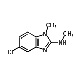 CAS 登录号：342382-59-6， 5-氯-N,1-二甲基-1H-苯并咪唑-2-胺