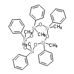 CAS 登录号：34239-75-3， 2,4,6,8,10-五甲基-2,4,6,8,10-五苯基-1,3,5,7,9,2,4,6,8,10-五氧杂五硅杂环癸烷