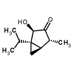 CAS 登录号：342614-11-3， (1S,2R,4R,5R)-2-羟基-1-异丙基-4-甲基双环[3.1.0]己烷-3-酮