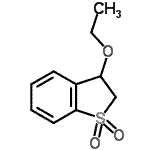 CAS 登录号：342623-78-3， 3-乙氧基-2,3-二氢-1-苯并噻吩1,1-二氧化物