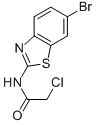 CAS 登录号：3427-31-4， N-(6-溴-1,3-苯并噻唑-2-基)-2-氯乙酰胺