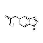 CAS 登录号：34298-84-5， 1H-吲哚-5-基乙酸