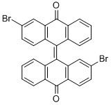 CAS 登录号:34316-54-6, (10Z)-3-溴-10-(2-溴-10-氧代蒽-9-亚基)蒽-9-酮