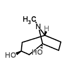CAS 登录号：343317-08-8， (1R,3S,5R)-8-甲基-8-氮杂双环[3.2.1]辛烷-1,3-二醇