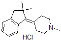 CAS 登录号:34332-00-8, 4-(2,2-二甲基-3H-茚-1-亚基)-1-甲基哌啶盐酸盐