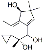 CAS 登录号：34338-99-3， (5'R)-5'-羟基-2',2',5',7'-四甲基螺[环丙烷-1,6'-茚]-1',4'-二酮