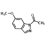 CAS 登录号：343773-70-6， 1-(6-甲氧基-1H-吲唑-1-基)乙酮
