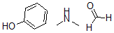 CAS 登录号：34378-36-4， 甲醛与N-甲基甲胺和苯酚聚合物