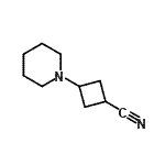 CAS 登录号：343787-98-4， 3-(1-哌啶基)环丁烷甲腈