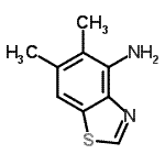 CAS 登录号：343852-88-0， 5,6-二甲基-1,3-苯并噻唑-4-胺