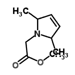 CAS 登录号：343866-37-5， 甲基(2,5-二甲基-2,5-二氢-1H-吡咯-1-基)乙酸酯