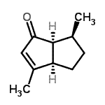 CAS 登录号：343930-24-5， (3aR,6S,6aS)-3,6-二甲基-4,5,6,6A-四氢-1(3aH)-二并环戊烯酮