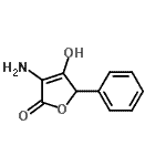 CAS 登录号：343945-84-6， 3-氨基-4-羟基-5-苯基-2(5H)-呋喃酮