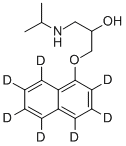 CAS 登录号：344298-99-3， DL-普萘洛尔-D7 (环-D7)