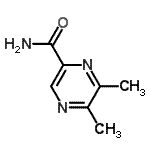 CAS 登录号：344326-14-3， 5,6-二甲基-2-吡嗪甲酰胺