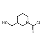 CAS 登录号：344326-73-4， 3-(羟基甲基)-1-哌啶羰基氯化物