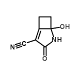 CAS 登录号：344327-22-6， 1-羟基-3-氧代-2-氮杂双环[3.2.0]庚-4-烯-4-甲腈