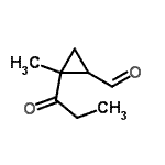CAS 登录号：344353-19-1， 2-甲基-2-丙酰基环丙烷甲醛
