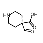 CAS 登录号：344354-78-5， 4-甲酰基-4-哌啶羧酸
