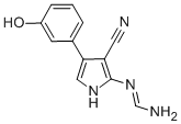 CAS#: 344427-72-1, N'-(3-Cyano-4-(3-Hydroxyphenyl)-1H-Pyrrol-2-Yl)Formamidine