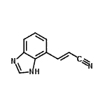 CAS 登录号：344554-13-8， (2E)-3-(1H-苯并咪唑-4-基)丙烯腈
