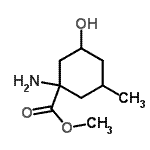 CAS 登录号：344743-78-8， 甲基1-氨基-3-羟基-5-甲基环己甲酸酯