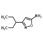 CAS 登录号：344746-40-3， 3-(3-戊烷基)-1,2-恶唑-5-胺